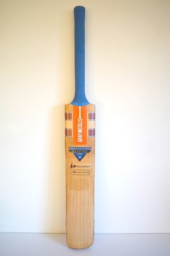 Vintage cricket bat gray - cricket,